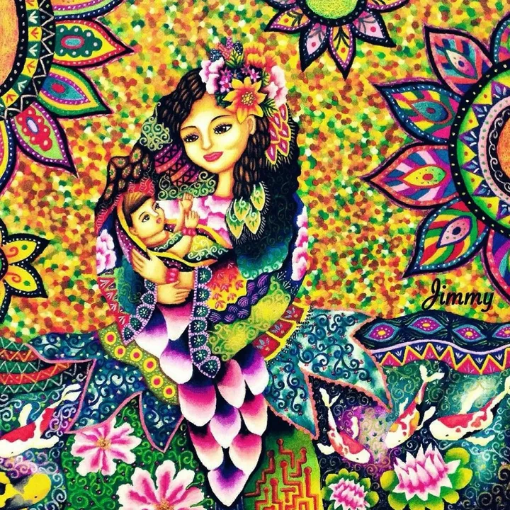 a Blooming Love, artwork by Jimmy Erinje