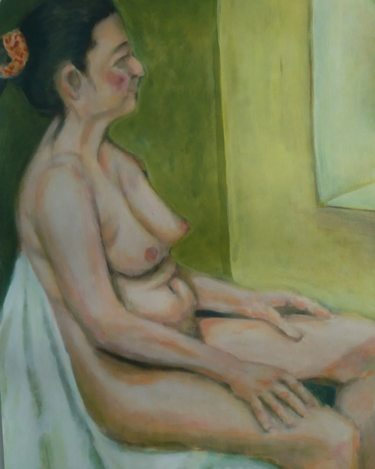 Seated Nude, œuvre de Kenneth Friend