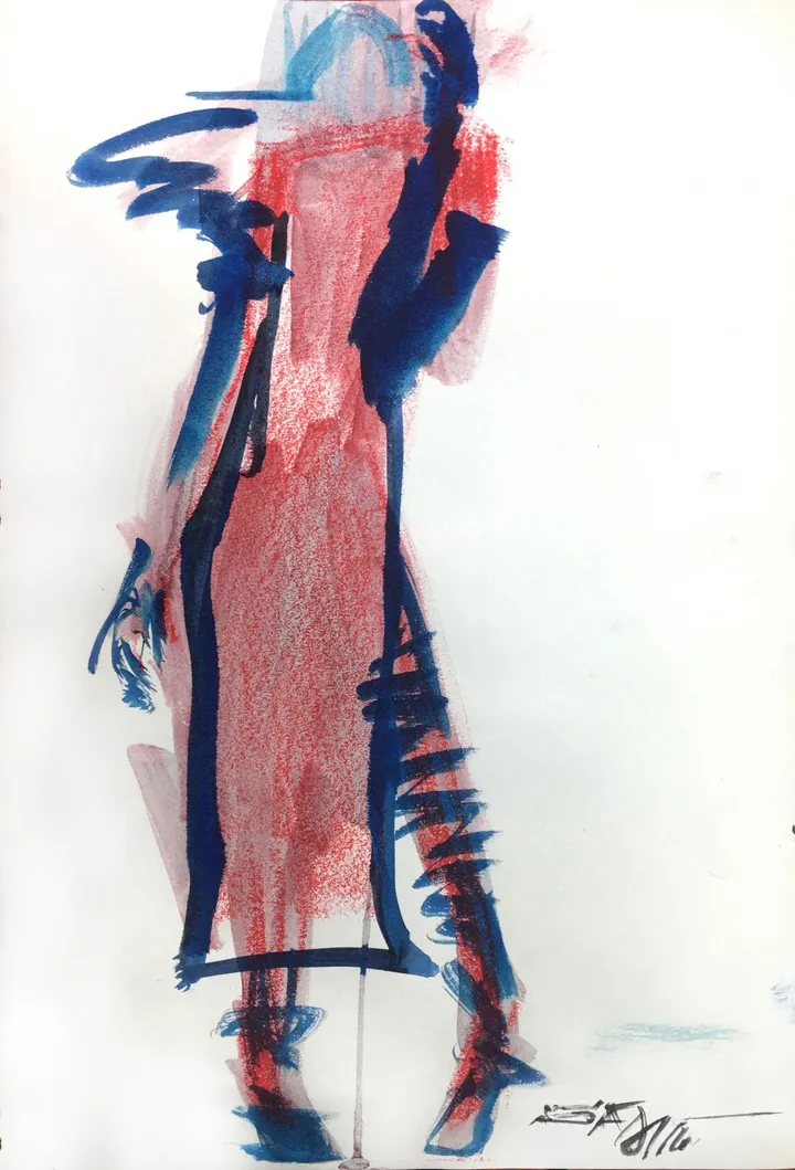 N°533 - Personnage, œuvre de Alexandre DUMITRESCU