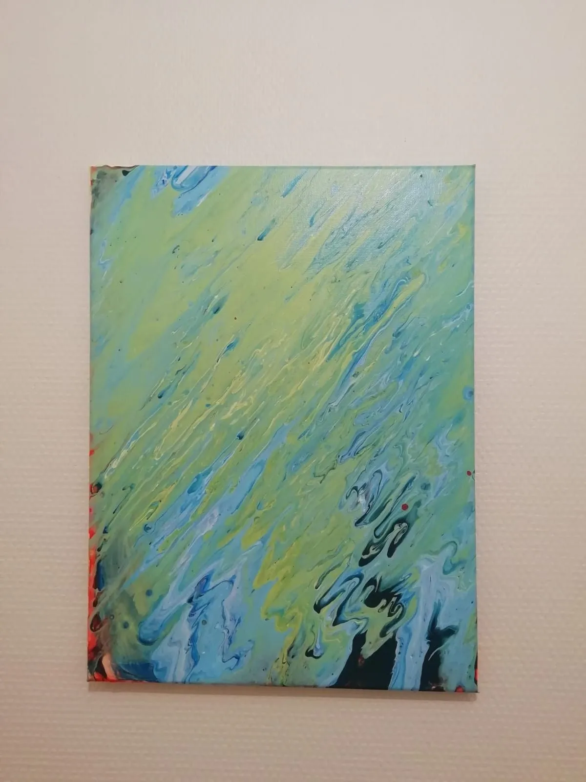 Vert dans l'eau, œuvre de sixtinebazard1624474367