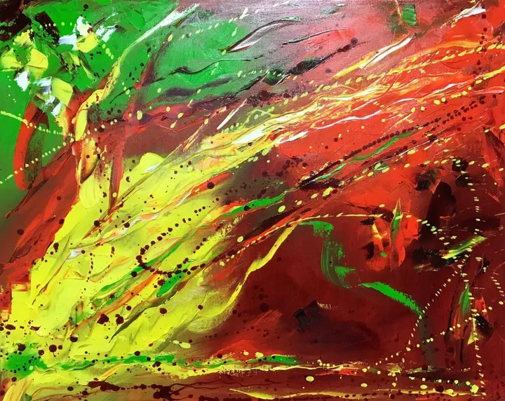 Tempête printanière, artwork by Marie Bujold