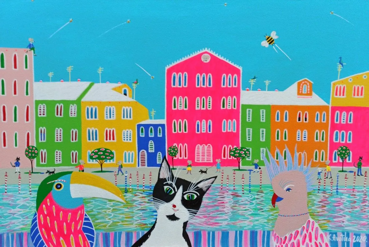 Adventures of Jimbo - "My First Trip Abroad", œuvre de Katrina Avotina