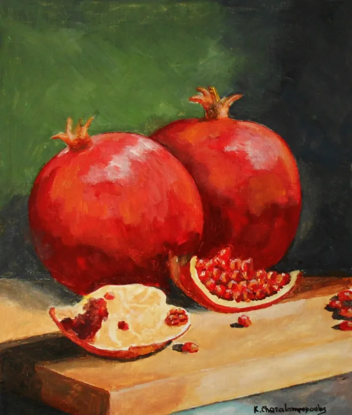 pomegranattes, œuvre de Konstantinos Charalampopoulos