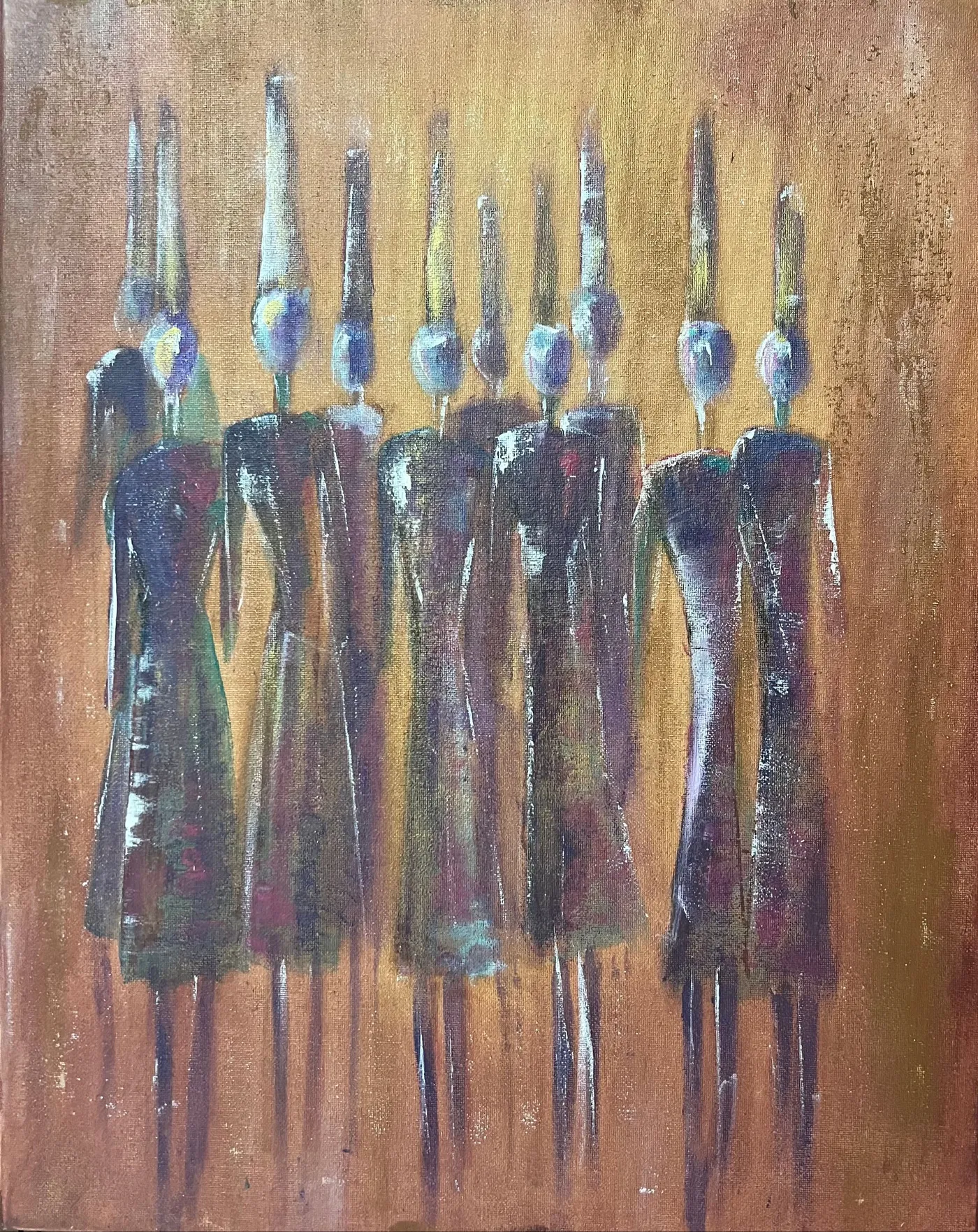 Golden Mist, artwork by Colette Acra