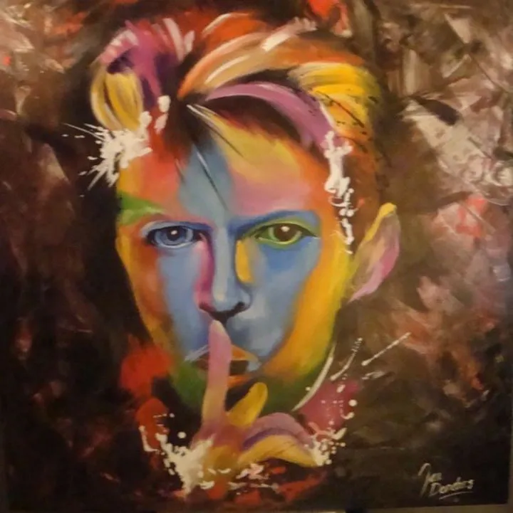 David Bowie, artwork by Jan Donders