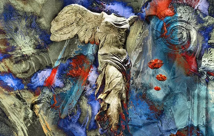 [SCULPTURE SERIES - THE ANGEL]   2017 -026-7   50 x 78.5 cm, artwork by Ali Aslan