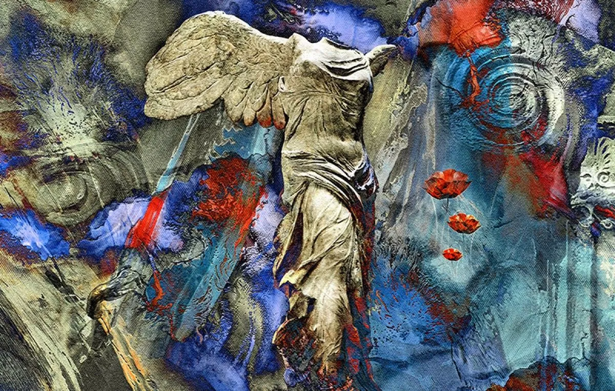 [SCULPTURE SERIES - THE ANGEL]   2017 -026-7   50 x 78.5 cm, artwork by Ali Aslan