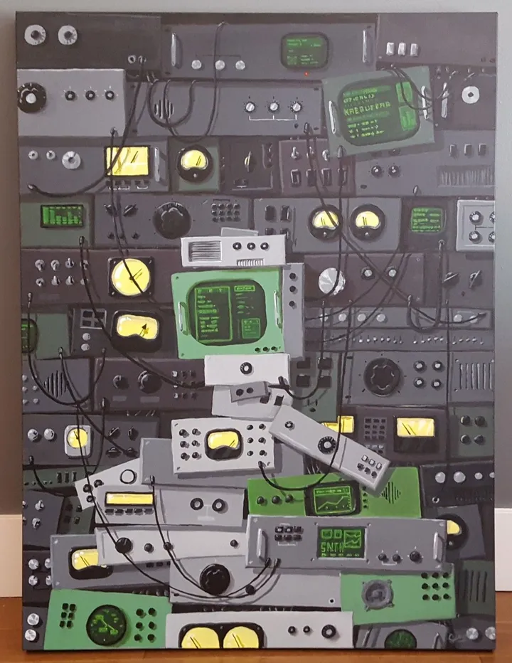 Amped, œuvre de Yan Thériault