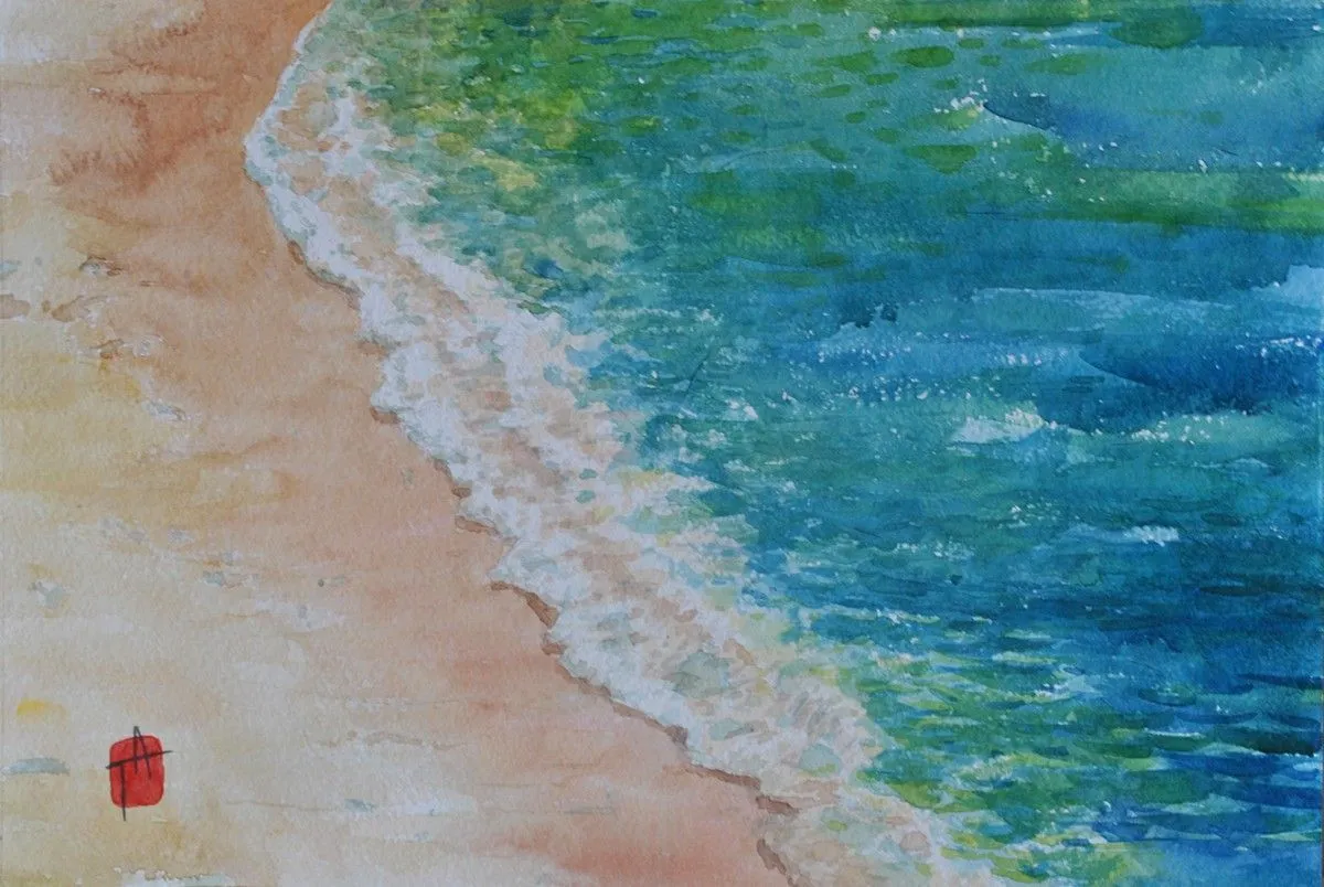 SEA WAVEES, artwork by Anatolii TOMOIANU