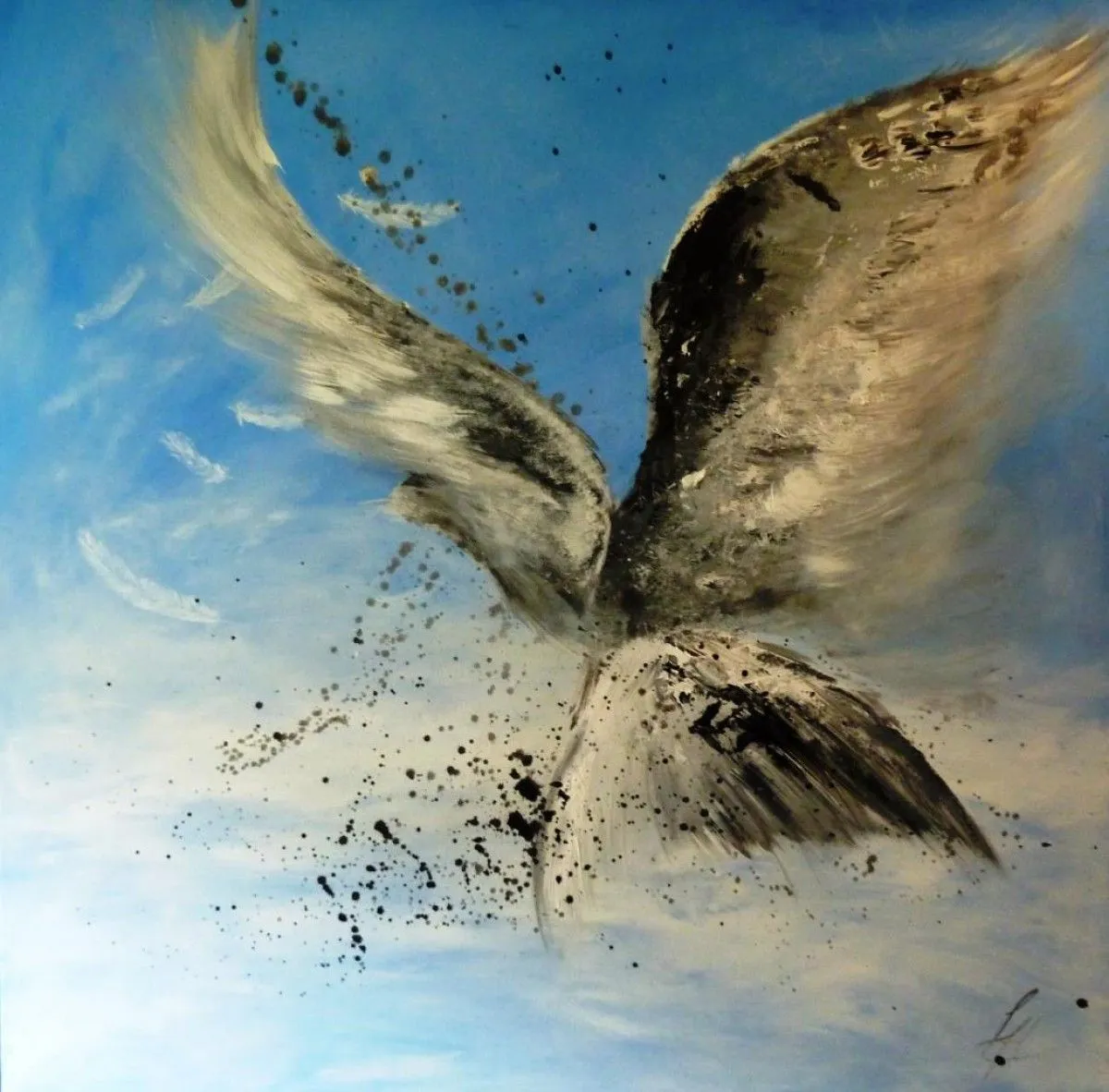 Supra nubes, artwork by Hubert Laurence