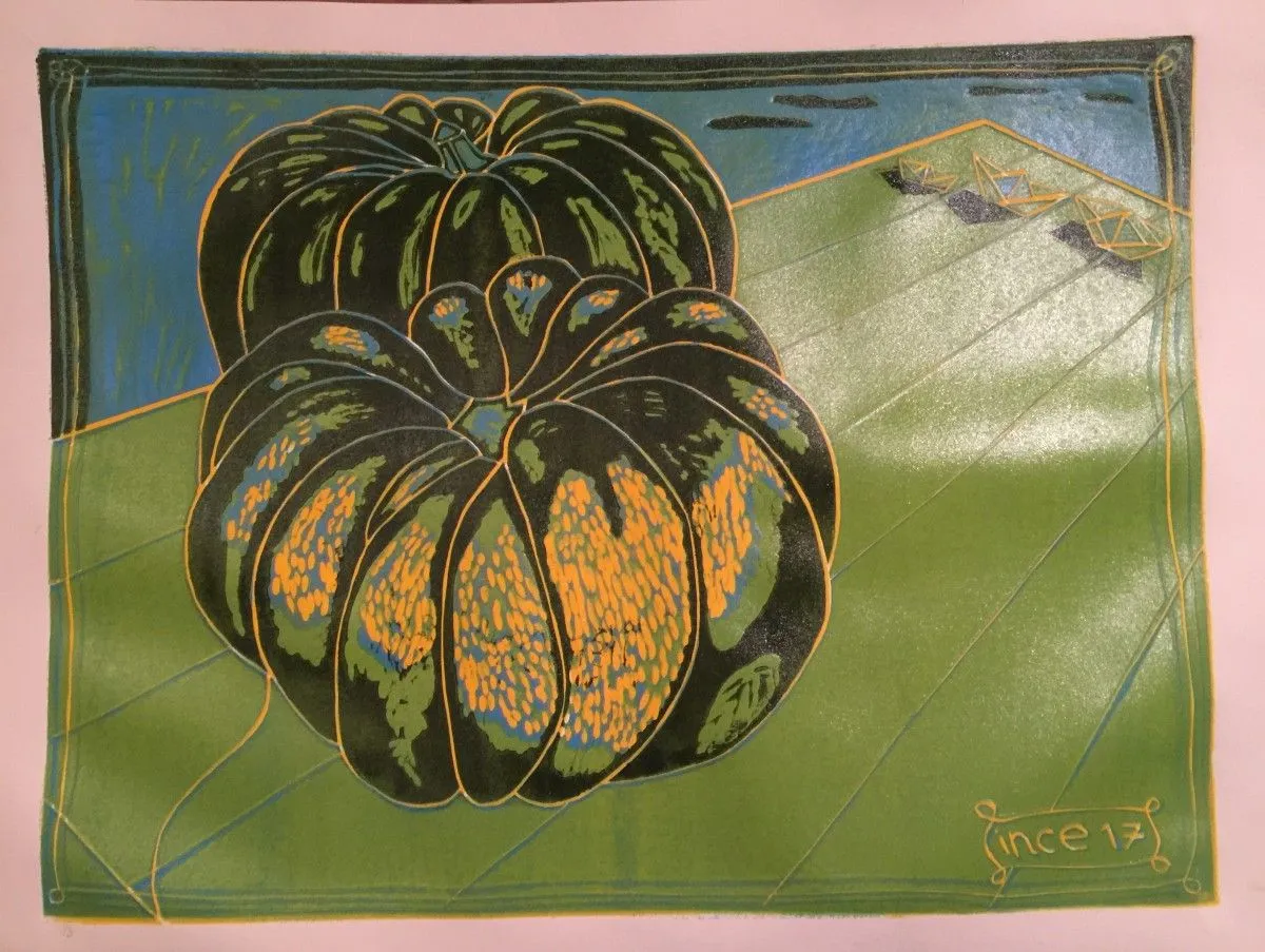 It is not a Halloweenpumpkin, artwork by Ersin Lübbe-ince