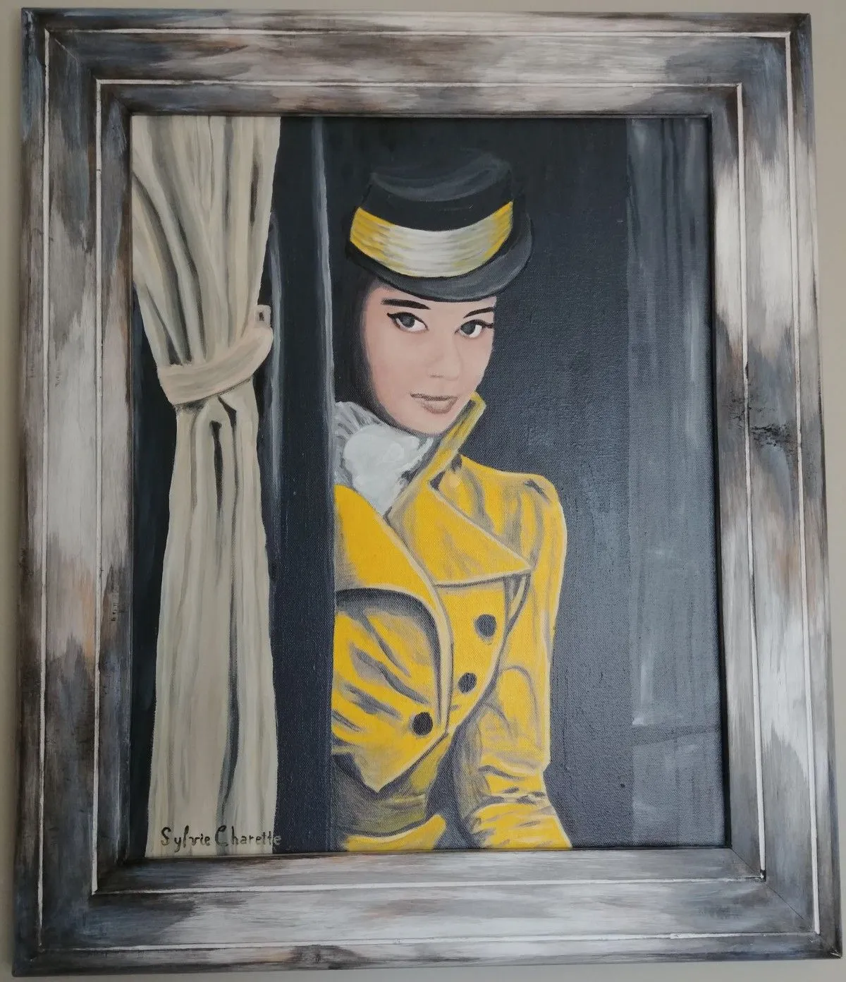 Audrey ''Ir's ok it's a process'', œuvre de Sylvie Charette