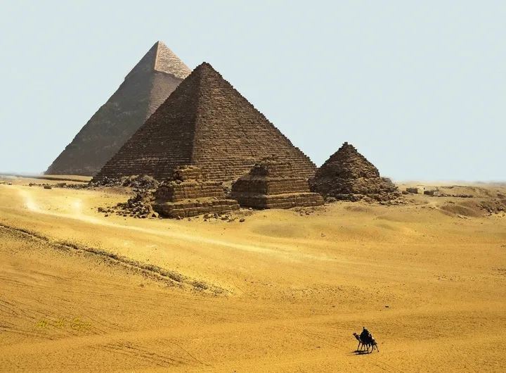 The Pyramids, artwork by Ali AlEzzi