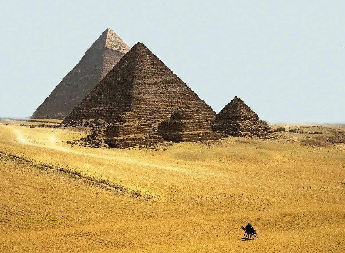 The Pyramids, artwork by Ali AlEzzi
