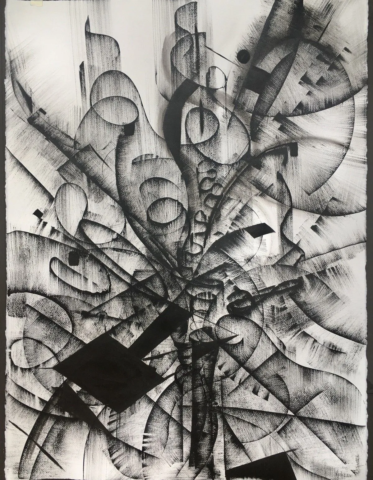 Black & White Abstract Tattoo Drawing#4 by Khrystyna Kozyuk, artwork by Khrystyna Kozyuk