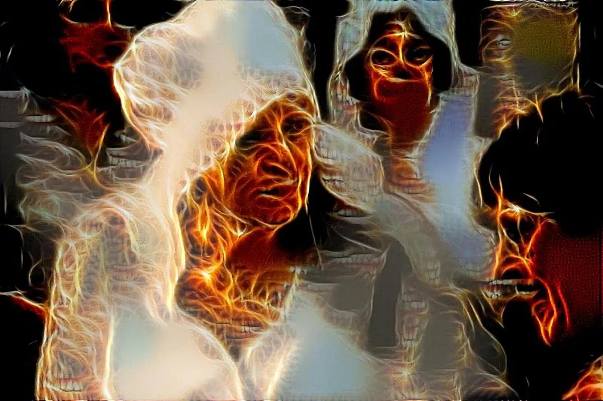 Amazing fire, artwork by van lucken