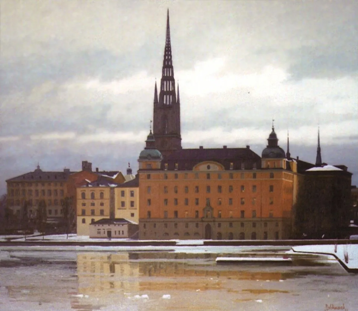 Stockholm Gamlastan, œuvre de Victor Dovbyshev
