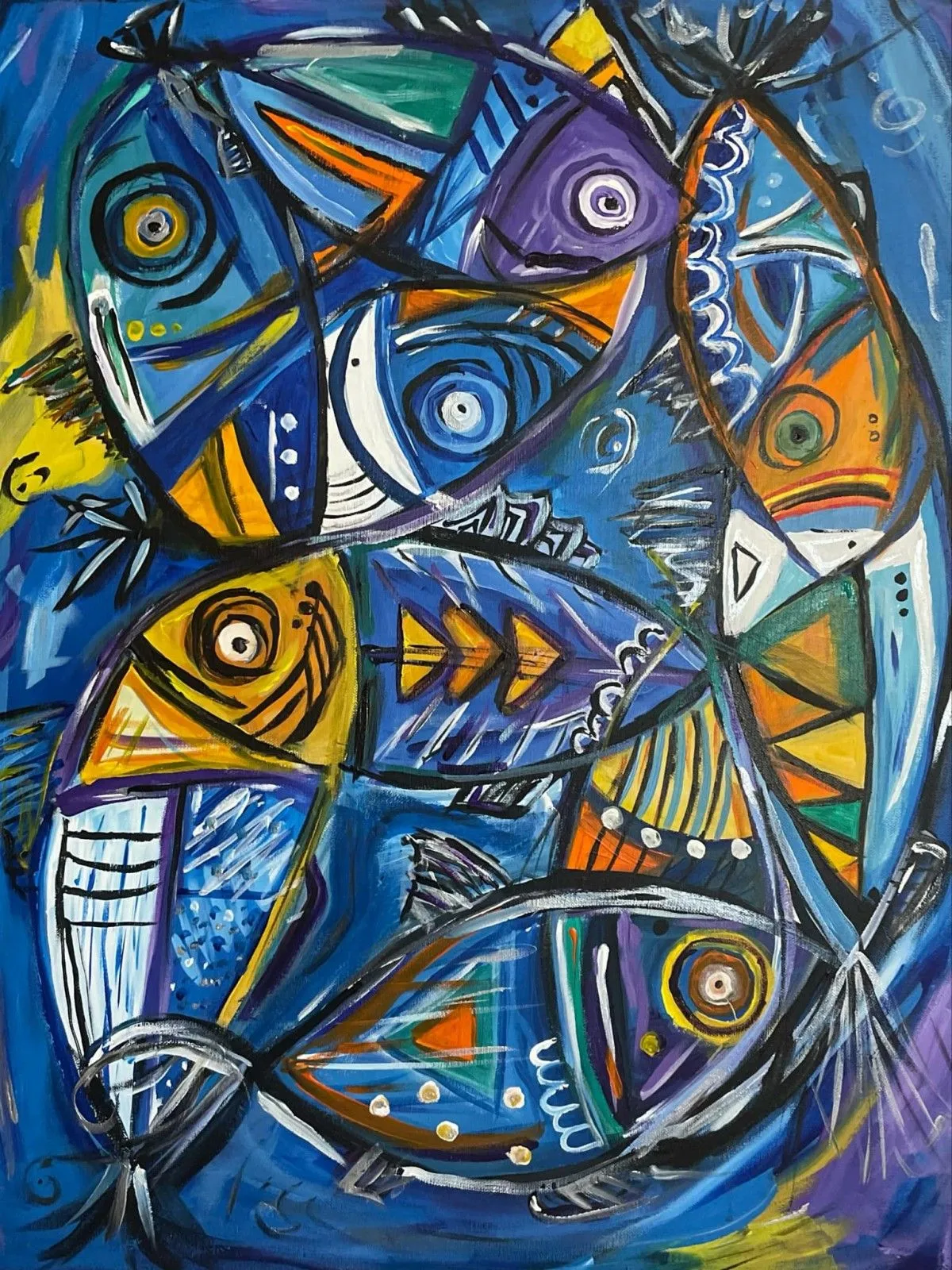Poissons clowns, œuvre de Julien Allard