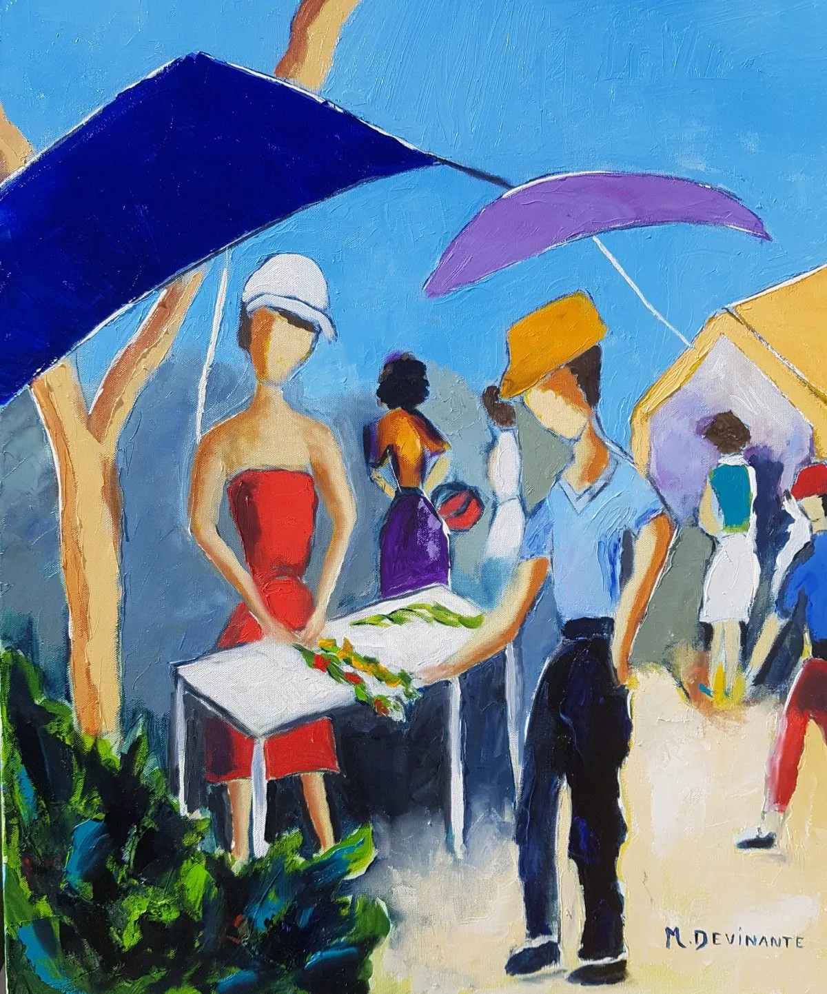 A PETITE FLEURISTE, artwork by Michèle DEVINANTE