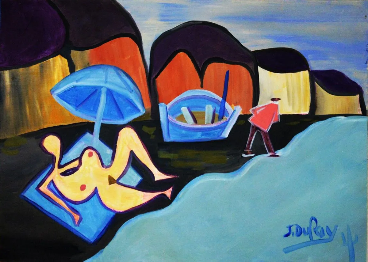 Le bain de pieds de Georges Braque, artwork by Jérôme Dufay