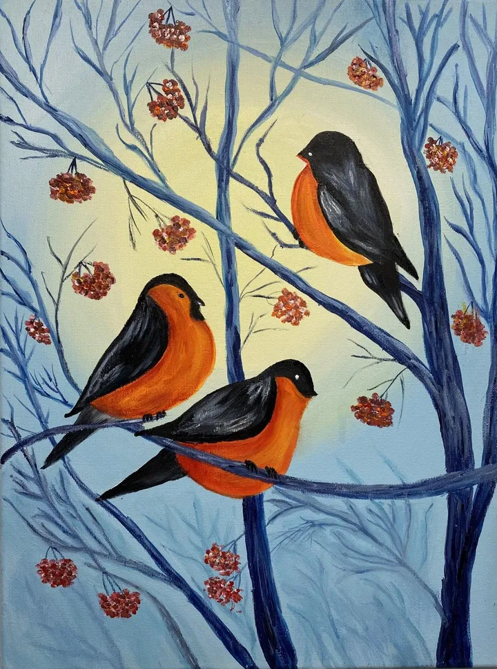 Fin de l'hiver, œuvre de Anne Antoine