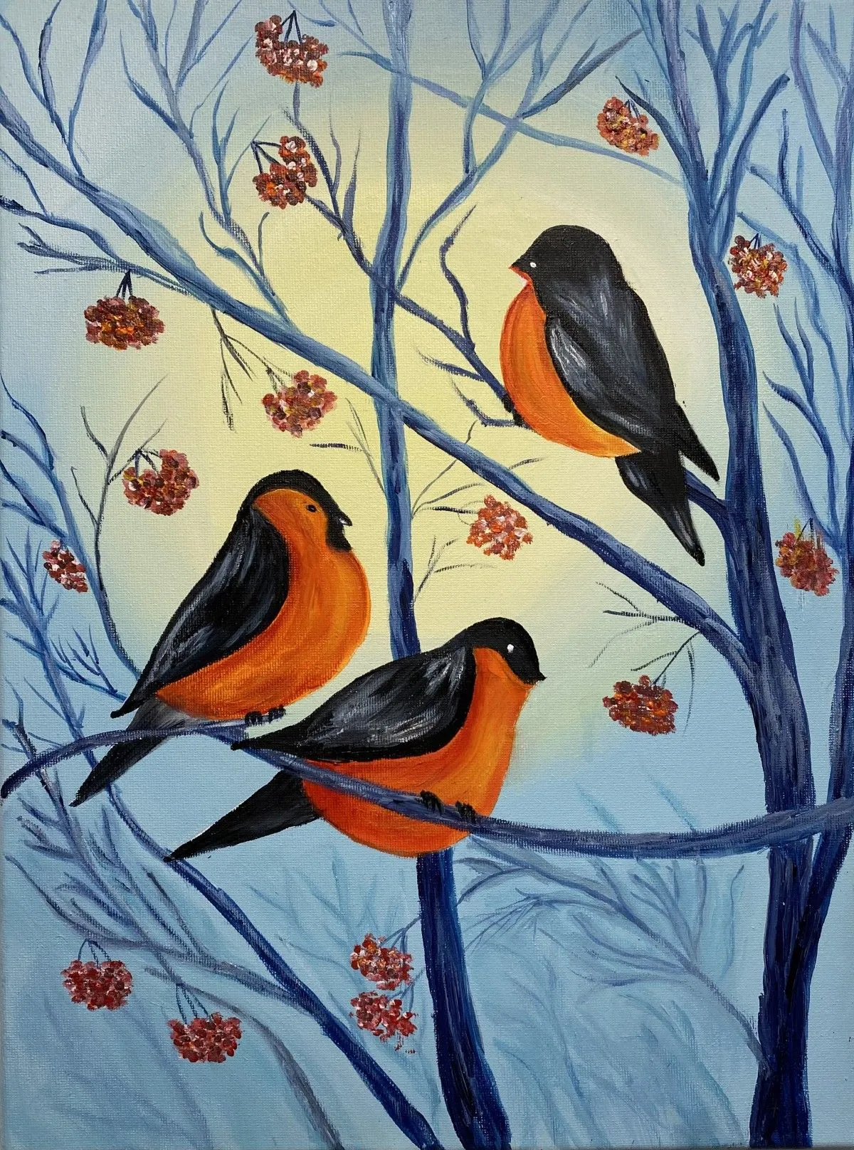 Fin de l'hiver, œuvre de Anne Antoine