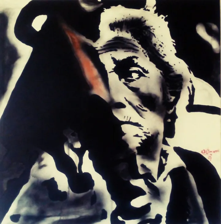 " Woman protesting in Mexico city", œuvre de Benny Gutz