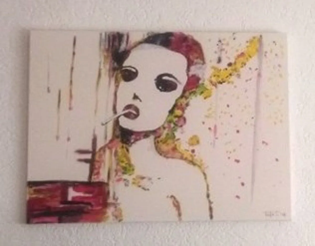 I`m the woman, artwork by Tanja Trajkova