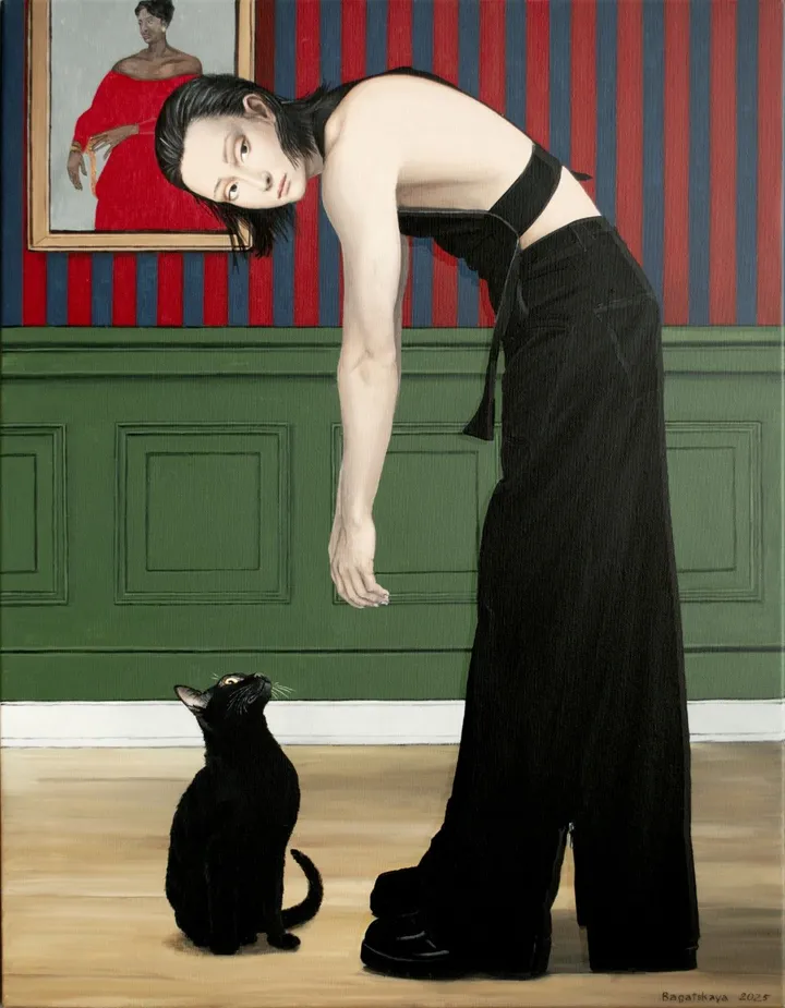 To Hold or Just to Pet, artwork by Nataliya Bagatskaya