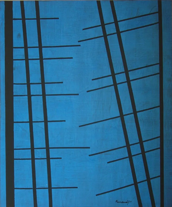 Composition 11-23, artwork by Marcel Renaud