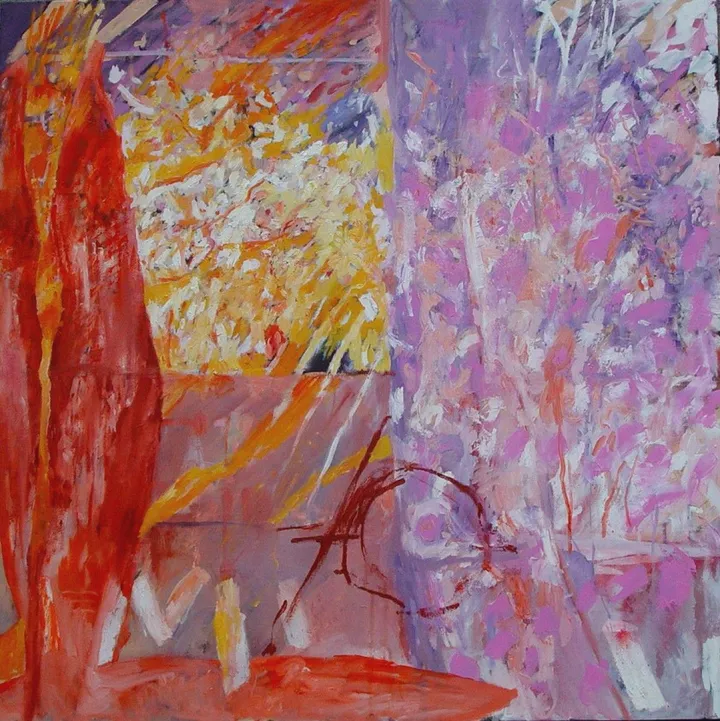 Drapery to a sublime orchard, artwork by Dragos Botezat