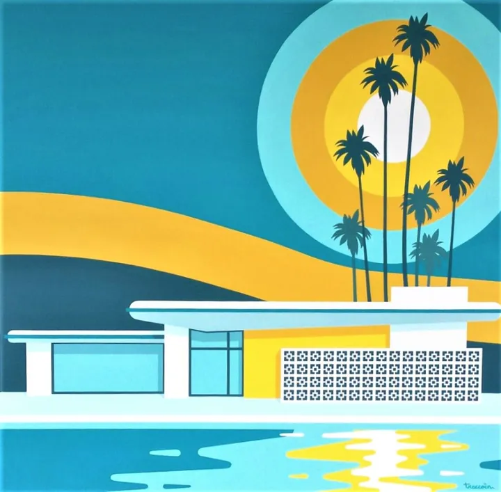 Palm Springs, artwork by Thierry Traccoën