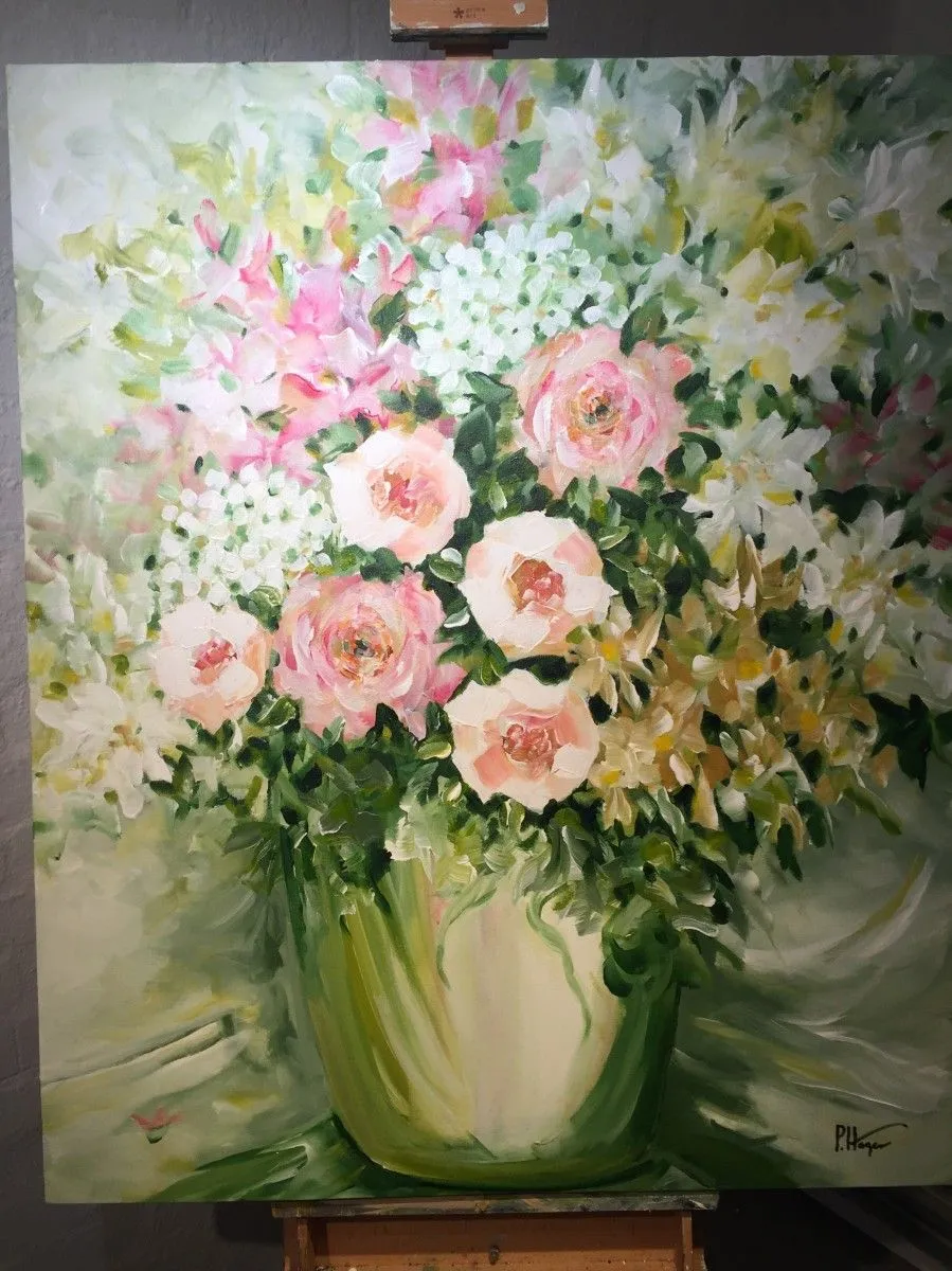 Romantic Pink Roses, œuvre de Peter Hager