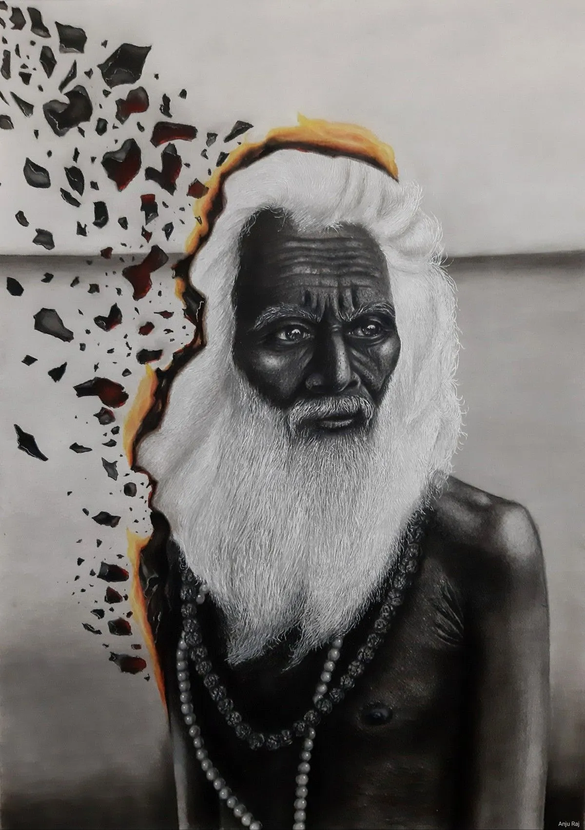 Transcendence, artwork by Anju Rajan