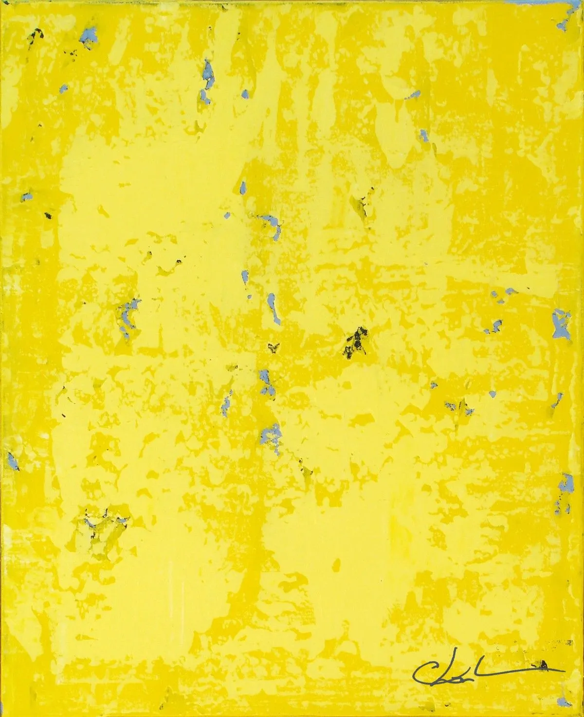 La Jaune I, artwork by V Charbonneau