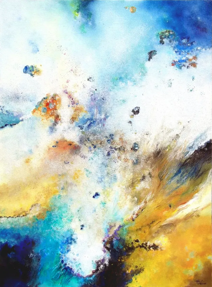 The nitescence of the sources, artwork by Théophile Delaine