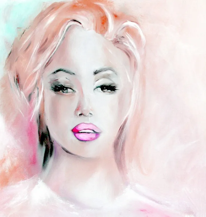 Eau de rose, artwork by Johanne Hebert Coulombe