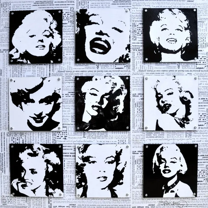 Monroe mosaic, œuvre de Stephanie Fonteyn