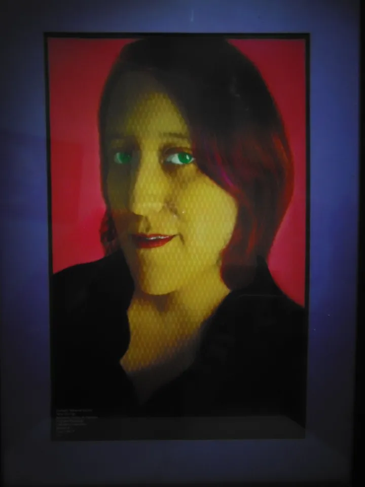 Self-portrait, artwork by Margold Reina