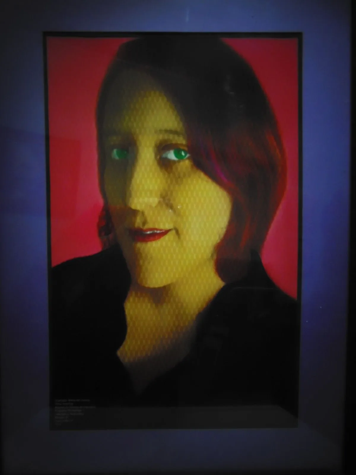 Self-portrait, artwork by Margold Reina