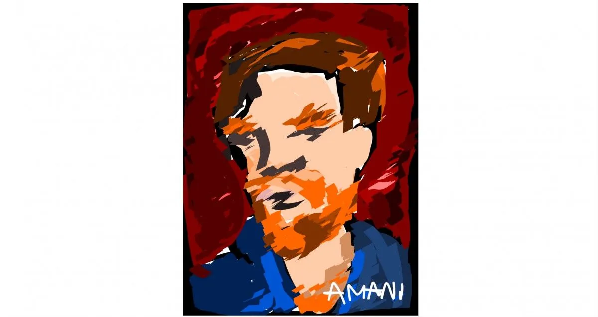 Blaze Art Print, œuvre de Amani Terzakis