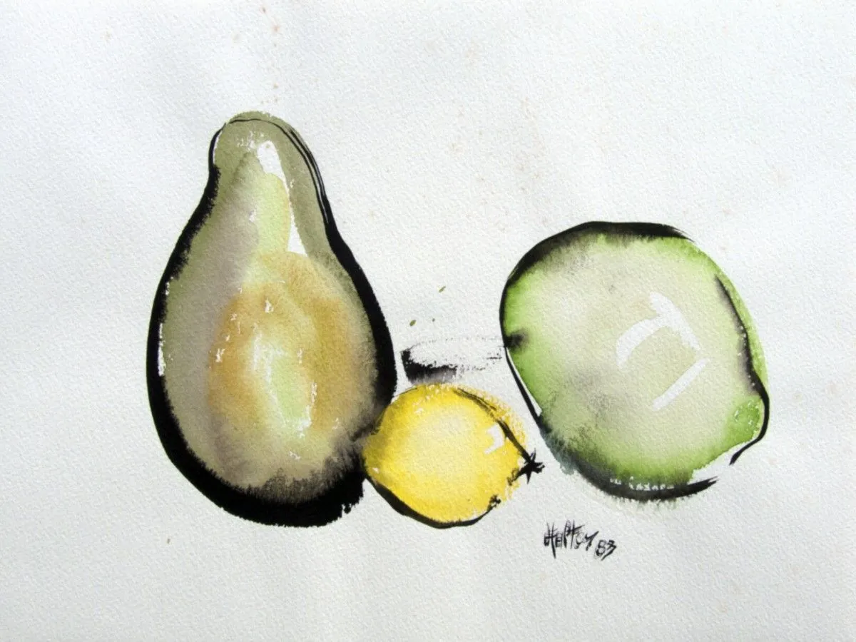 Fruits citron, artwork by Alain HALTER