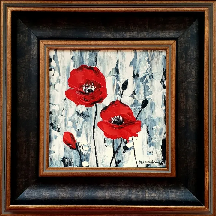 Poppies 8, œuvre de Stanislava Dimitrova