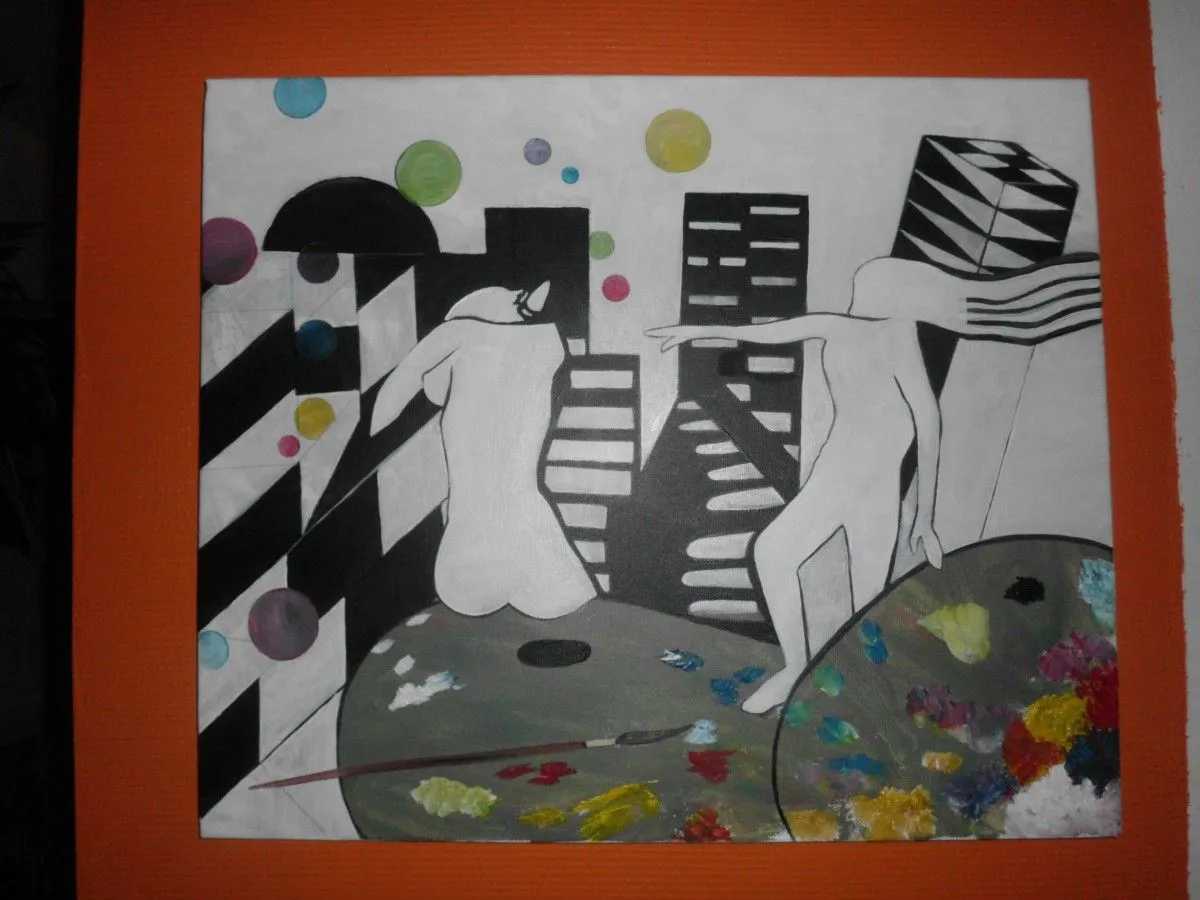 la palette du peintre, artwork by Jeremy Delaunay