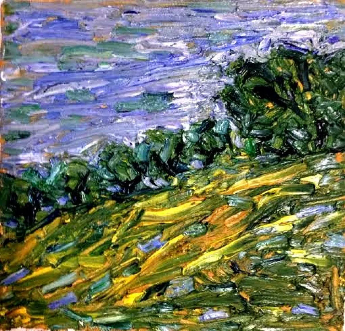 olive grove, œuvre de reuven dattner