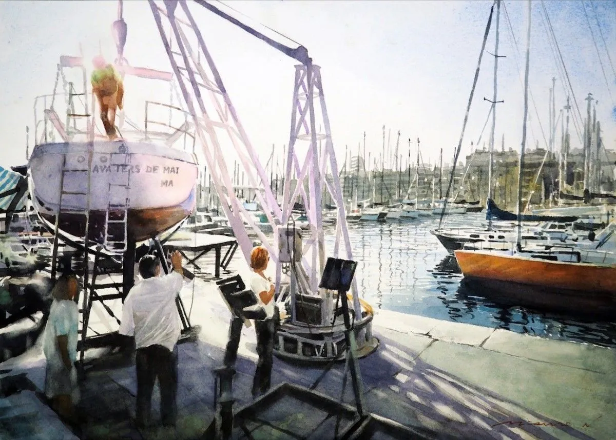 Marseille Seaport, œuvre de Misure Nien