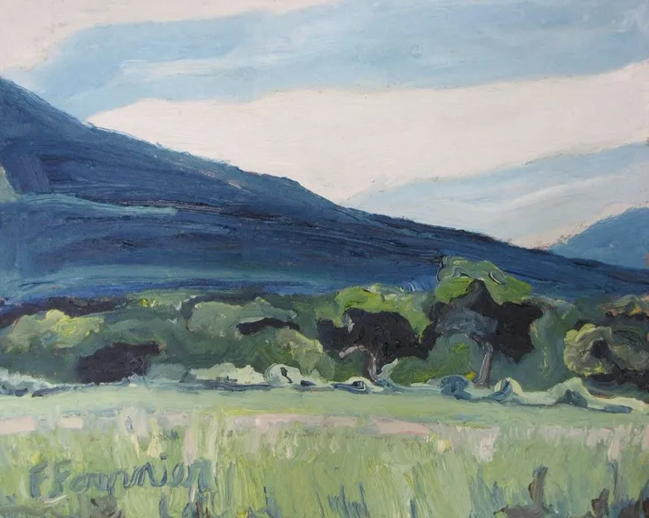 The Blue Slope, œuvre de Francois Fournier