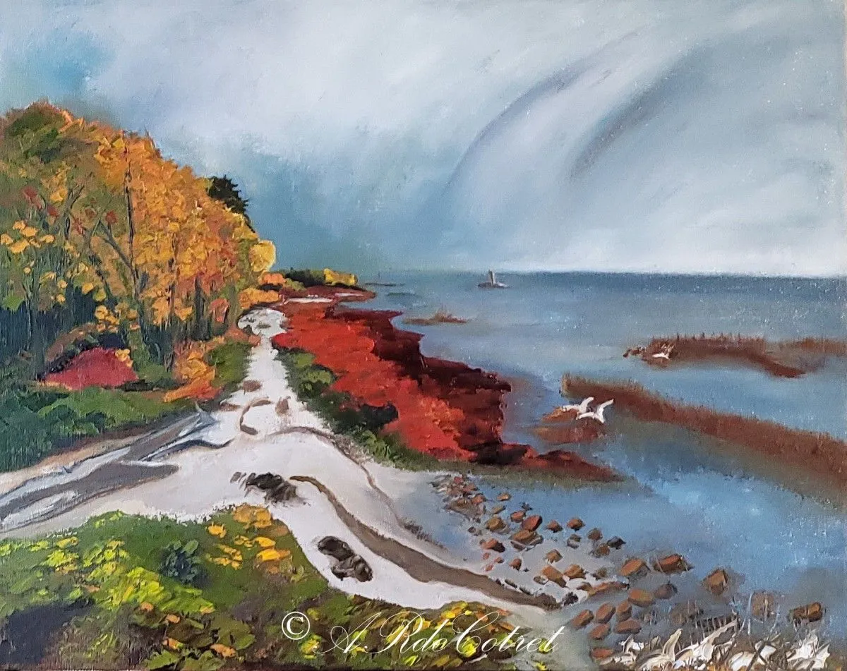 Le chemin du bout de l'Anse, artwork by Anne René de Cotret