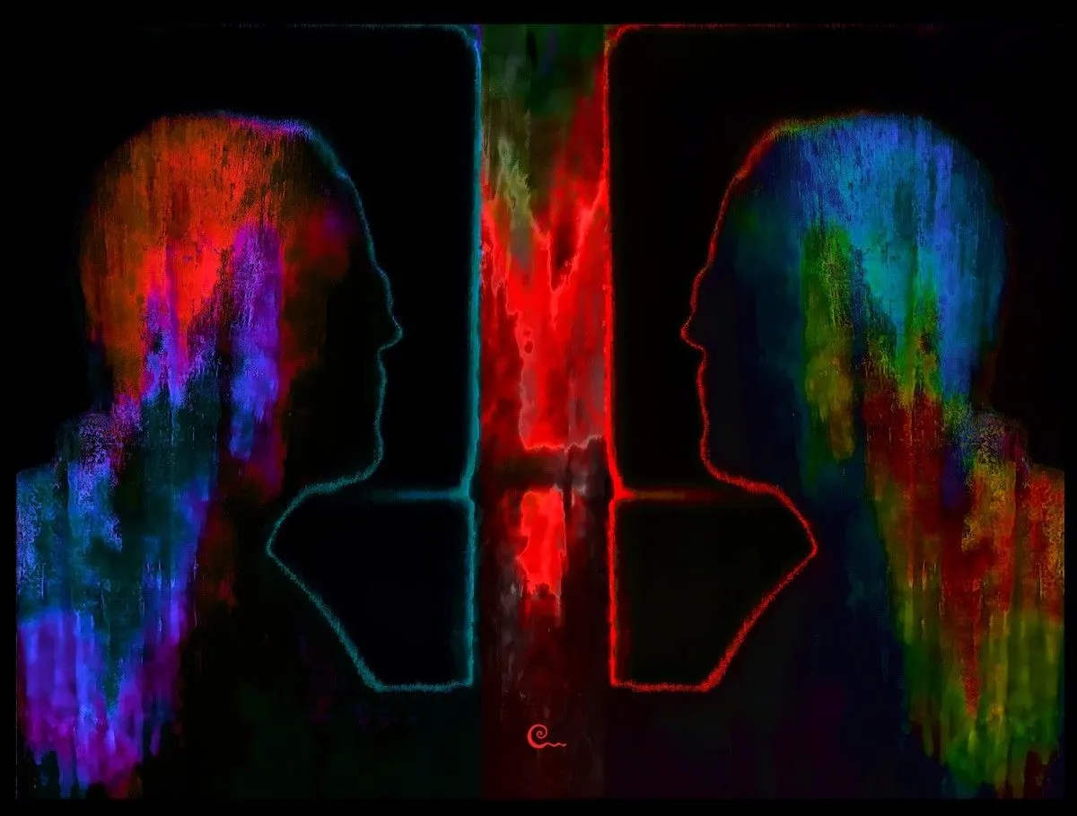 Hémisphères en fusion, œuvre de Pierre Cavale