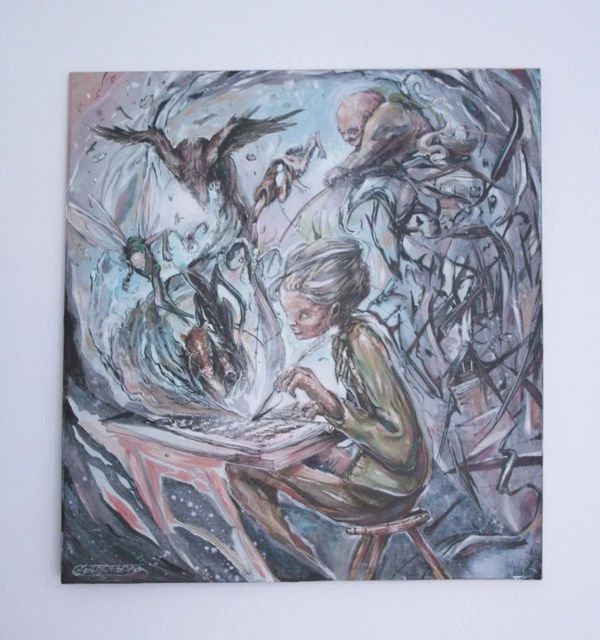 WRITING FANTASY, artwork by Gerbos Madrid